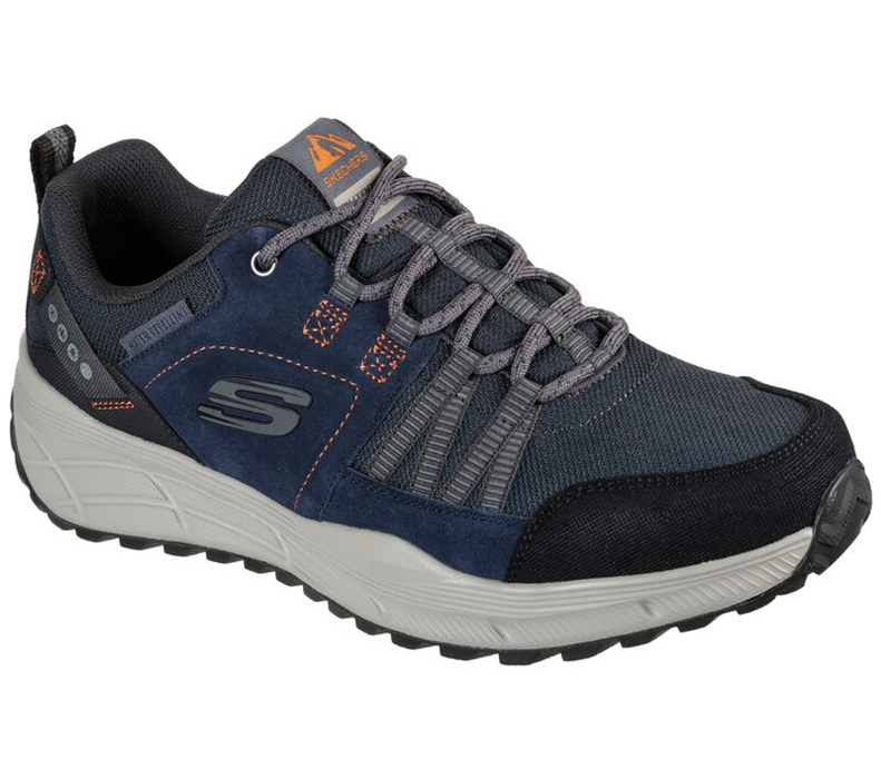Skechers Herr Marinblå Snörskor - Relaxed Fit: Equalizer 4.0 Trail - Sverige (HVISR-4371)